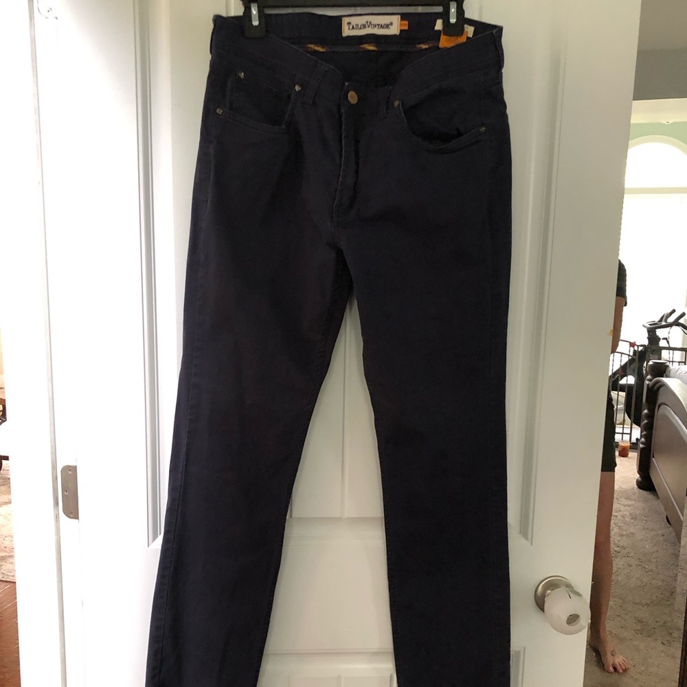 Taylor Vintage Size 33/32 navy pants